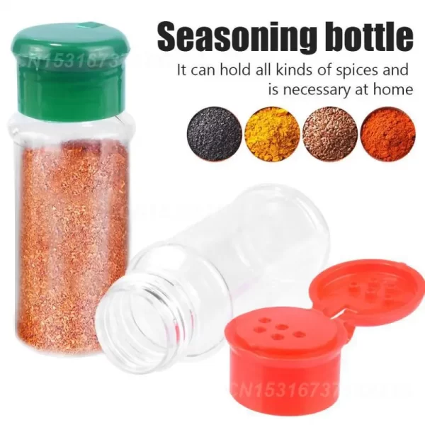 1/3/5PCS Air Bottle Container White Portable Kitchen Gadget Tool Spice Cans Kitchen Gadgets Barbecue Taste Bottle Colorful 100ml - Image 2