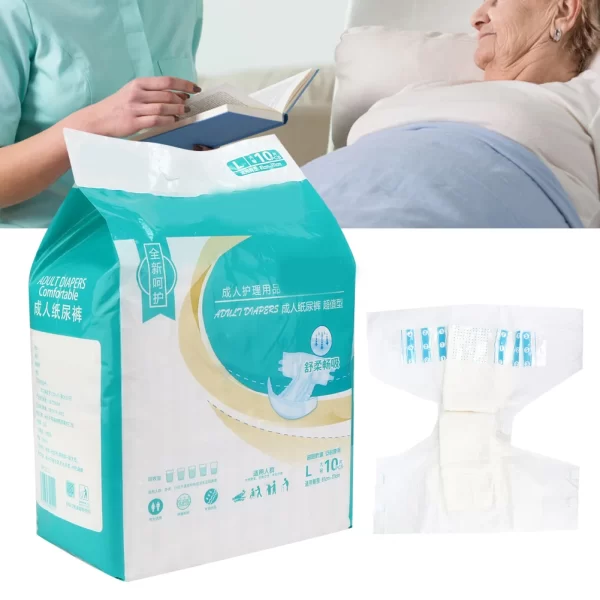 10pcs/pack L Size Urine Pads Mat Nursing Adult Diapers for Adult Elderly Diaper Breathable Non-woven Absorbent Paper Pad Medical