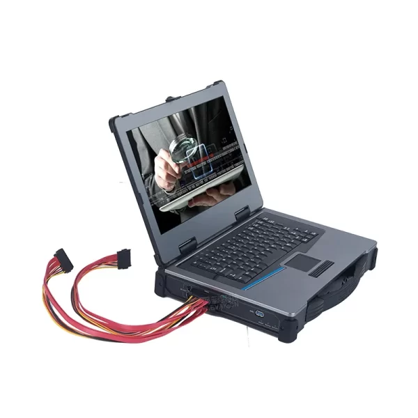 14 Inch LCD Support 2 To 2 SAS/SATA High Speed Read-only Copy Digital Forensic Computer - Image 4