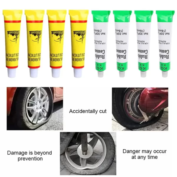 8/4/1Pcs Tire Repairing Glue Car Motorcycle Bicycle Tyre Inner Tube Puncture Repair Portable Bike Tire Patching Repair Glues - Image 2