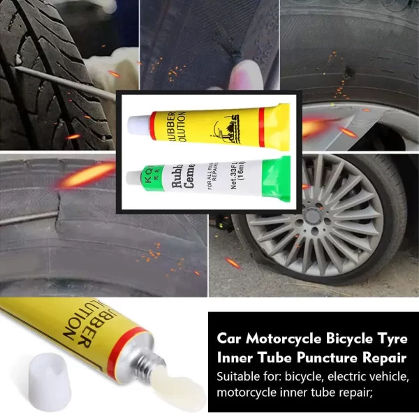 8/4/1Pcs Tire Repairing Glue Car Motorcycle Bicycle Tyre Inner Tube Puncture Repair Portable Bike Tire Patching Repair Glues - Image 3