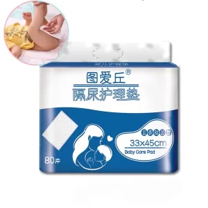 80pcs Disposable Baby Diaper Changing Mat for Adult Children or Pets Waterproof Newborn Changing Pads Diaper Mattress