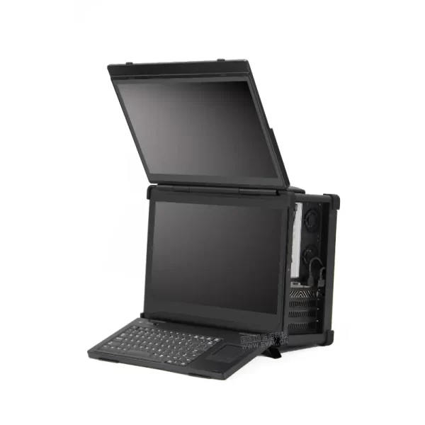 Dual-screen Rugged Portable Computer Chassis for Live Streaming - Image 2