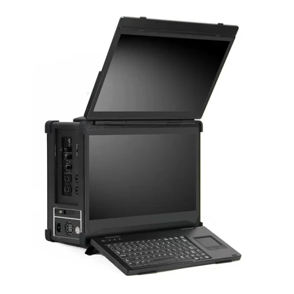 Dual-screen Rugged Portable Computer Chassis for Live Streaming