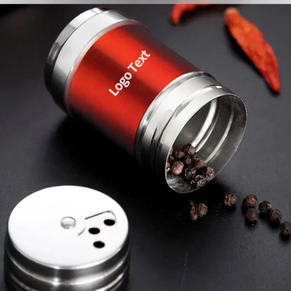 Free customized stainless steel seasoning can, customization pepper powder and cumin sesame salt, seasoning box for white sugar - Image 5