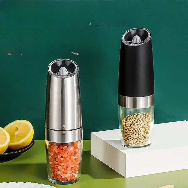 Induction Pepper Grinder Black Pepper, Flower Pepper, Sea Salt Barbecue, Home Western Food, White Pepper Grinder Bottle