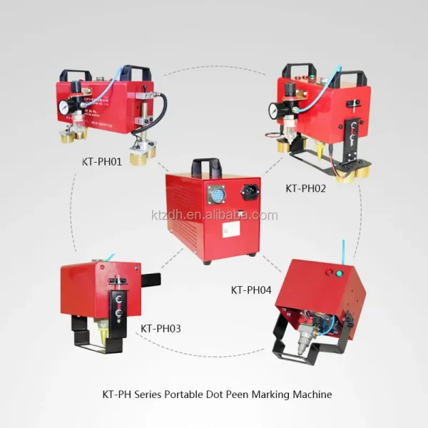 KT-PH Portable Dot Peen Marking machine for car parts accessories - Image 4