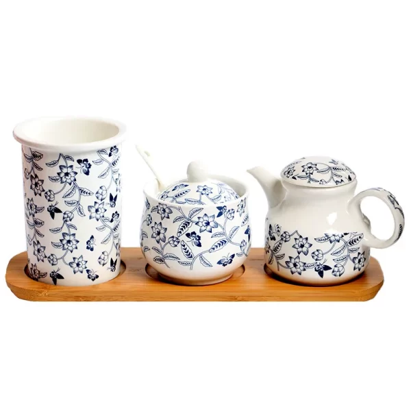 New Fashion Noodle House Blue and White Porcelain Ceramic Seasoning Pot Pepper Pot Vinegar Pot Soy Sauce Pot Kitchen Supplies - Image 5