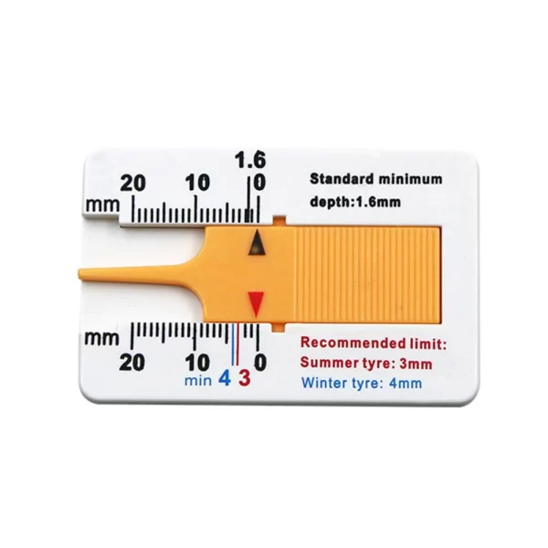 Plastic Tire Tread Ruler 0-20MM Auto Car Tyre Tread Depthometer Depth Indicator Gauge Gage Motorcycle Trailer Van Wheel Measure - Image 6