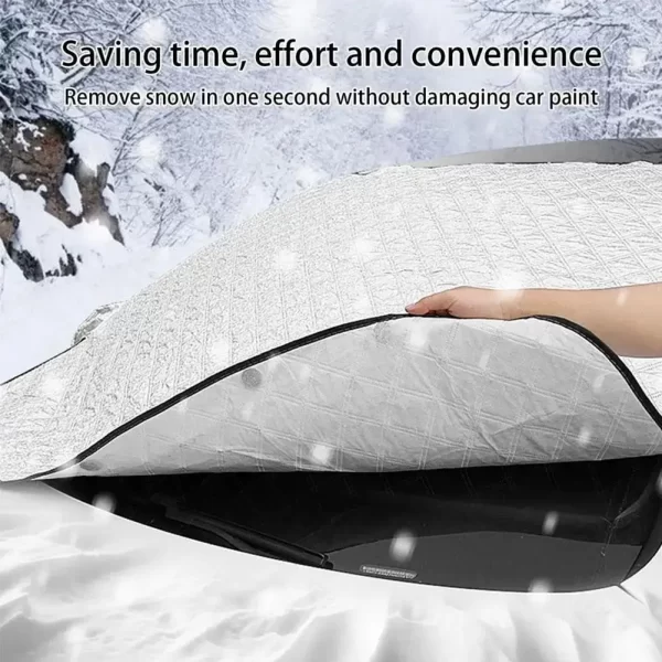 Snow Cover Car Windshield Sunshade Shade Waterproof Protector For Car Truck Auto Window Magnetic Cover Car Accessories - Image 3