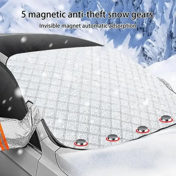 Snow Cover Car Windshield Sunshade Shade Waterproof Protector For Car Truck Auto Window Magnetic Cover Car Accessories